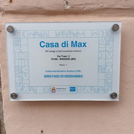 Casa Di Max Daire Brindisi Dış mekan fotoğraf