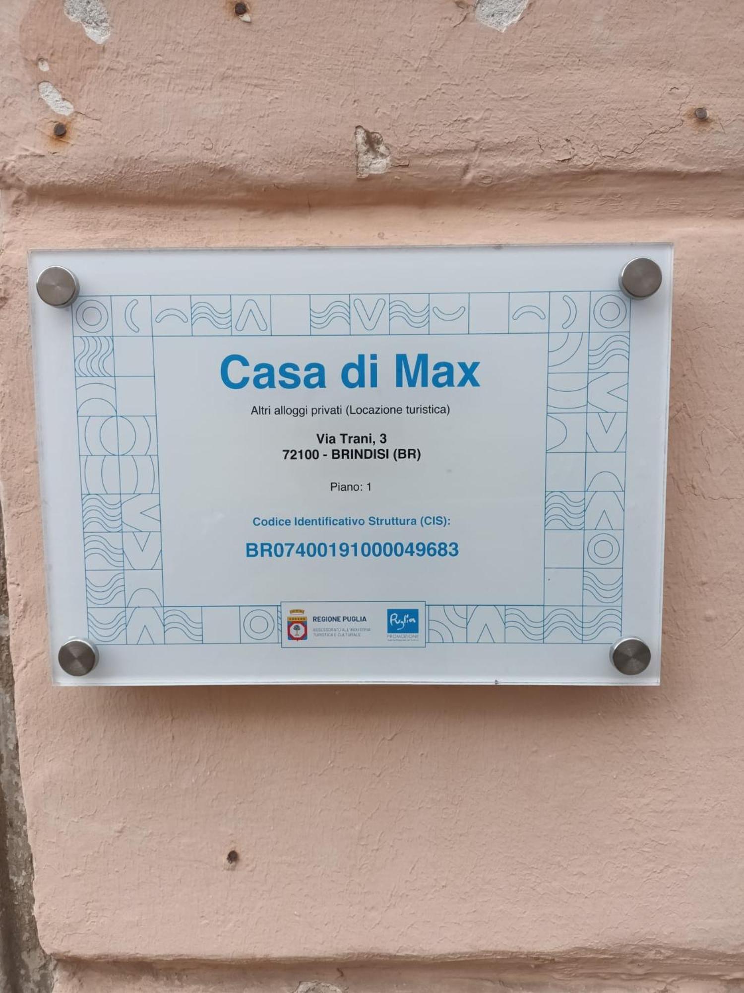 Casa Di Max Daire Brindisi Dış mekan fotoğraf